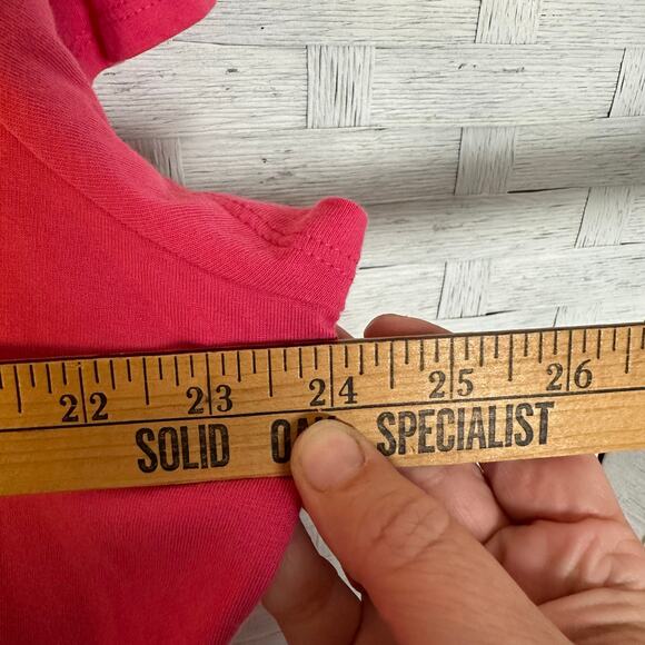 Chico’s women’s T-shirt sequin front pink dressed up casual feminine Normcore - Picture 7 of 8